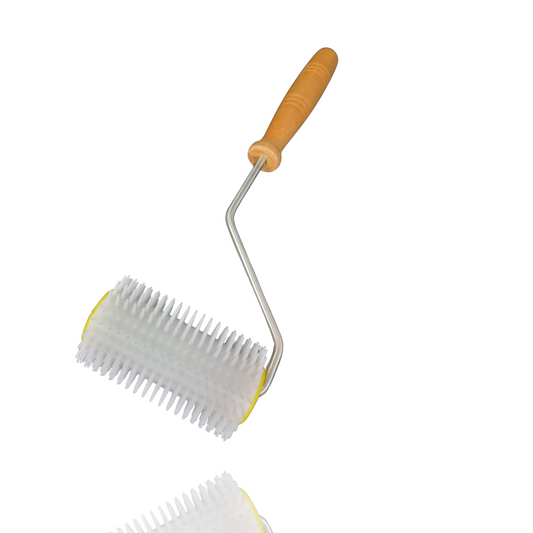 Rotating Uncapping Scraper with Wooden Handle