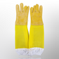 Beekeeping Gloves Leather With Long Net Yellow Sheepskin Polyester Cotton