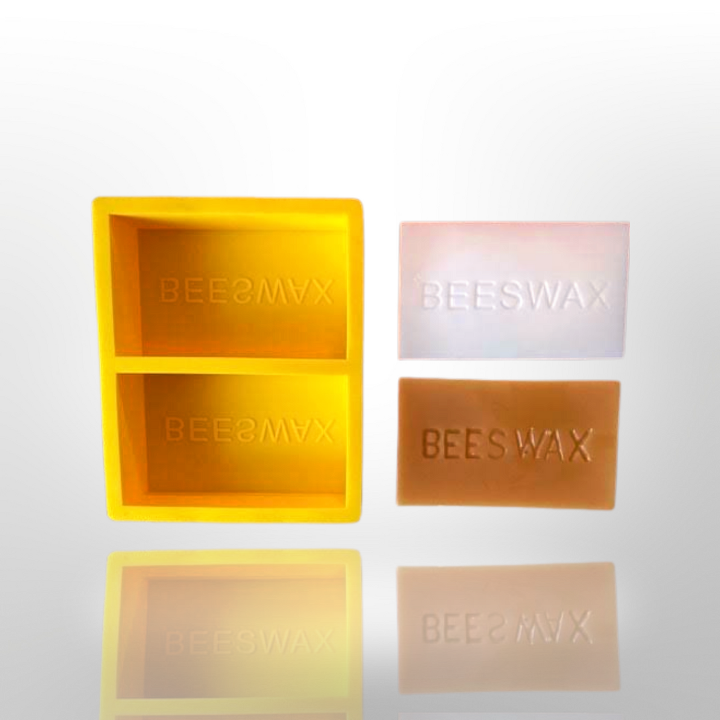 Silicon Beeswax Mold - 2 x 1 lb Cavity