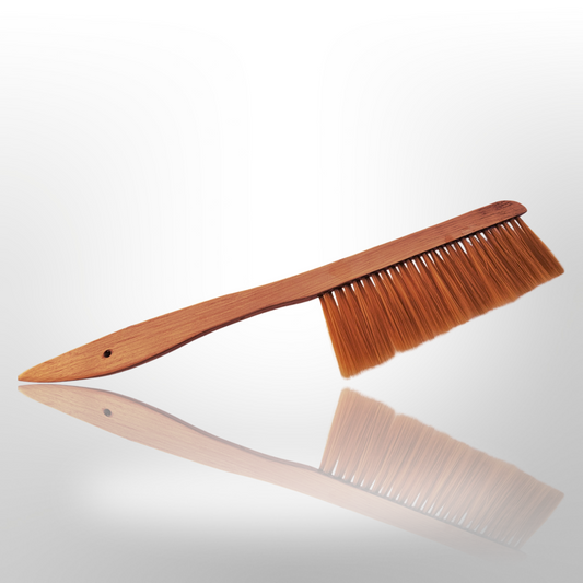 Bee Brush wooden handle plastic bristles