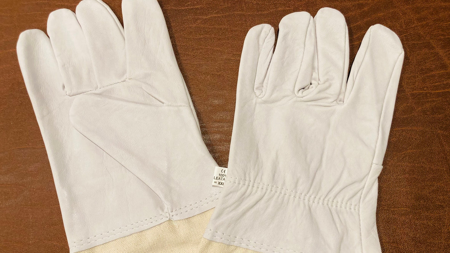 Beekeeping Gloves Leather Sheepskin & Cotton