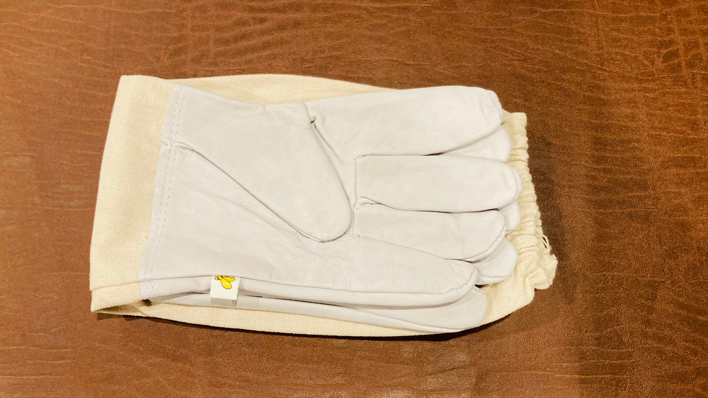 Beekeeping Gloves Leather Sheepskin & Cotton