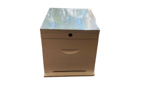 8 frame beehive single box - plastic foundation